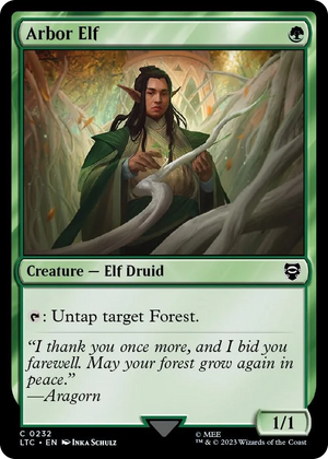 0232 Arbor Elf C Commander: The Lord of the Rings: Tales of Middle-earth