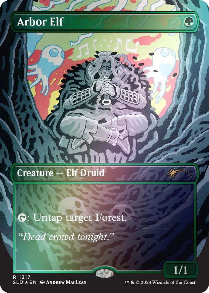 Arbor Elf (Rainbow Foil) #1317 R - Secret Lair Drop Series Pokemon card
