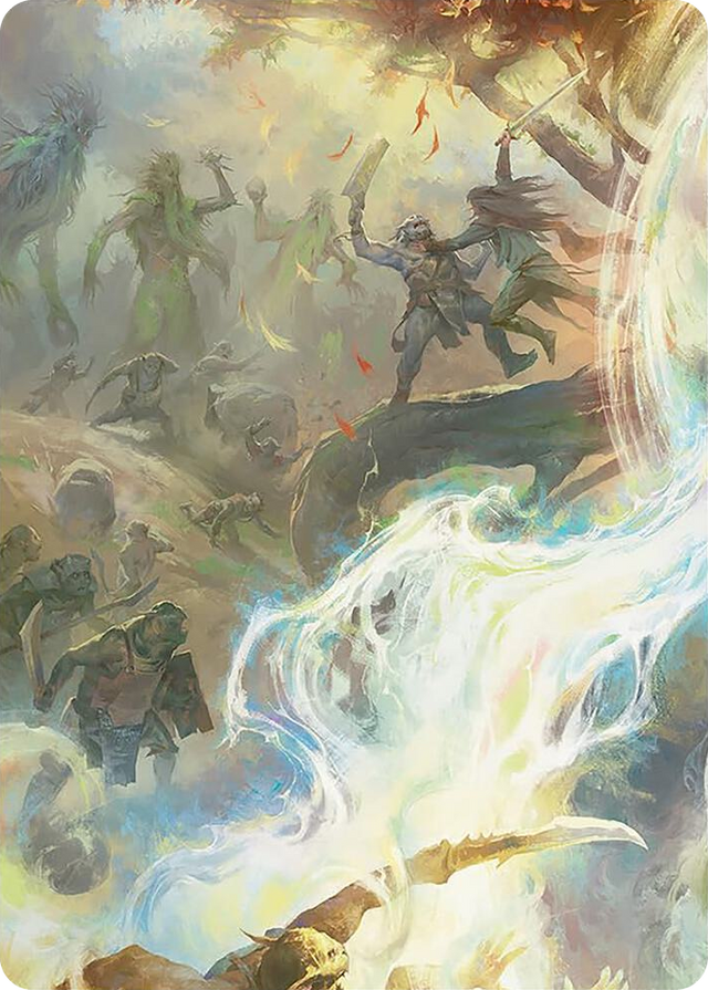 0007 Arboreal Alliance Art Card S Art Series: Universes Beyond: The Lord of the Rings: Tales of Middle-earth