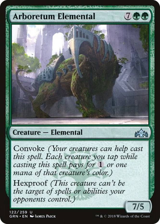 0122 Arboretum Elemental U Guilds of Ravnica