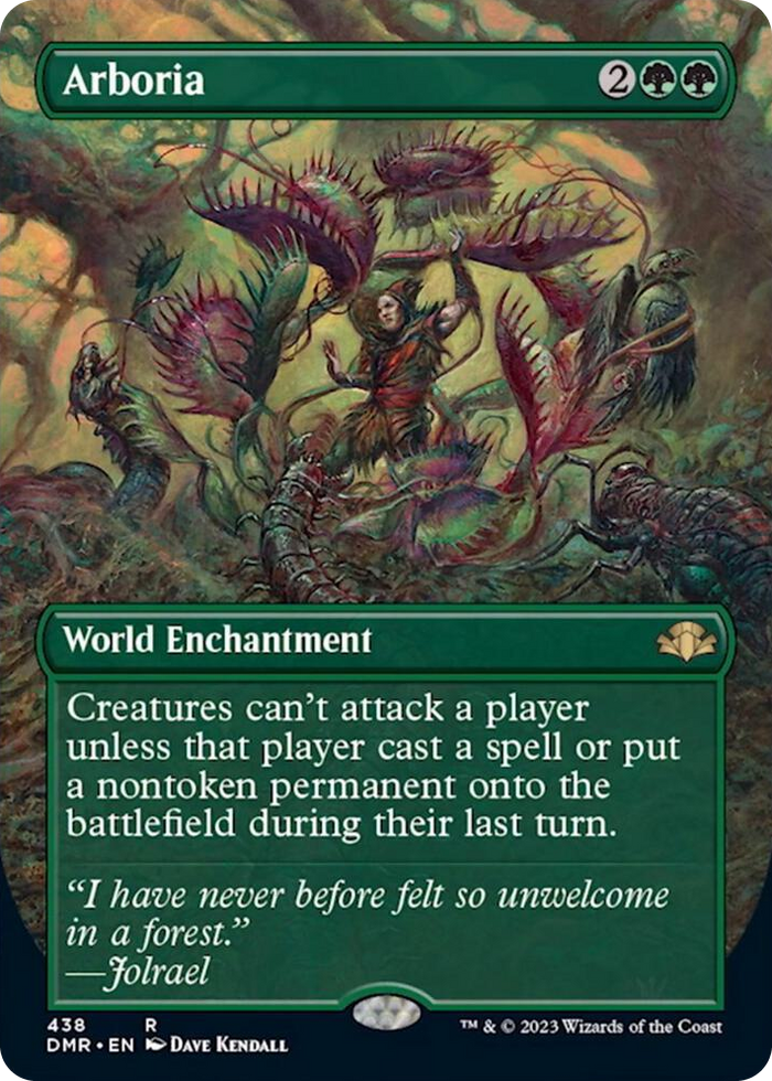 Arboria (Borderless) #438 R - Dominaria Remastered Pokemon card