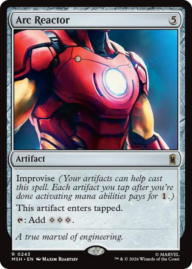 0243 Arc Reactor R Marvel Super Heroes