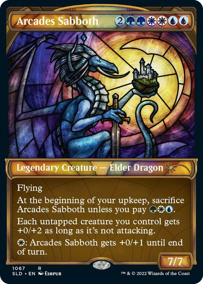 1067 Arcades Sabboth (Stained Glass) (Textured Foil) R Secret Lair Drop Series