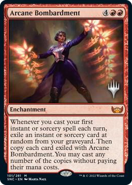 Arcane Bombardment #101 M - Promo Pack: Streets of New Capenna Pokemon card