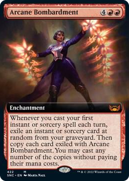 0422 Arcane Bombardment (Extended Art) M Streets of New Capenna