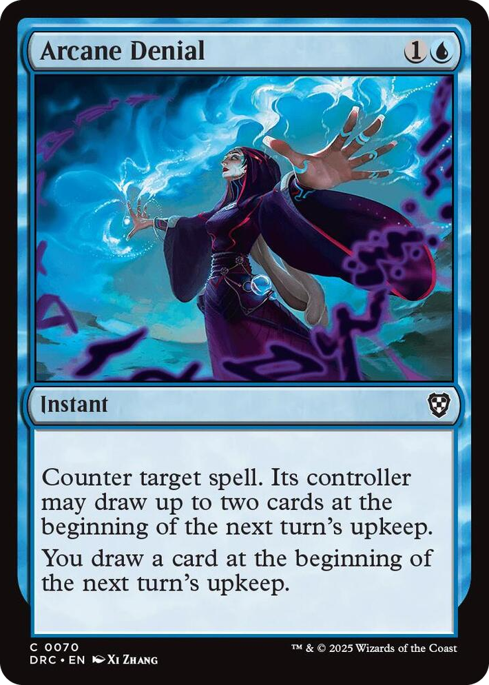 0070 Arcane Denial C Commander: Aetherdrift
