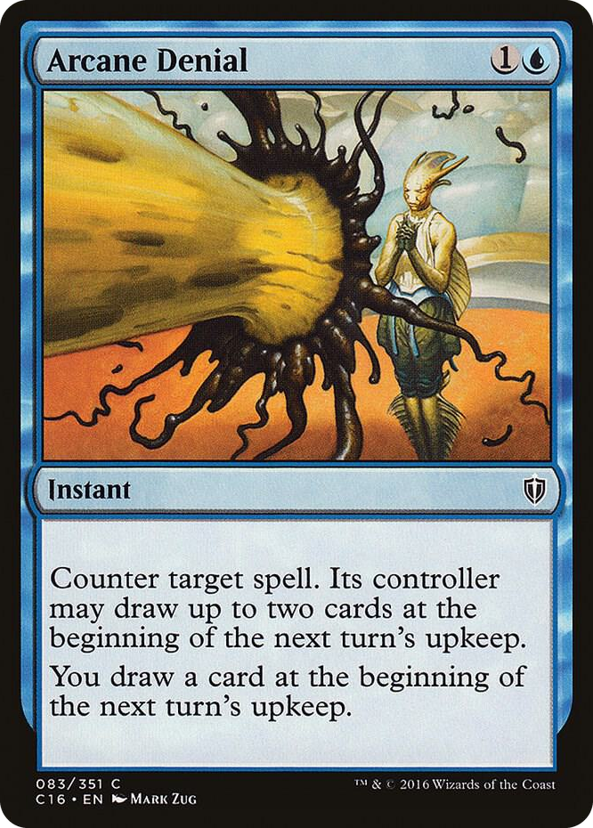 Arcane Denial #83 C - Commander 2016 Pokemon card