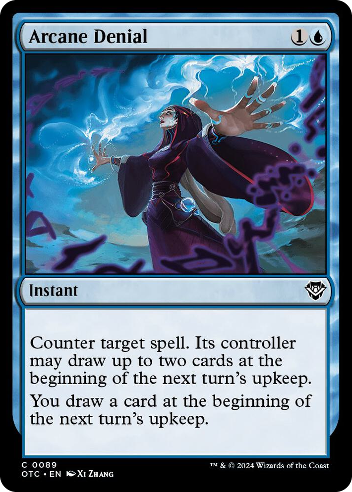 0089 Arcane Denial C Commander: Outlaws of Thunder Junction