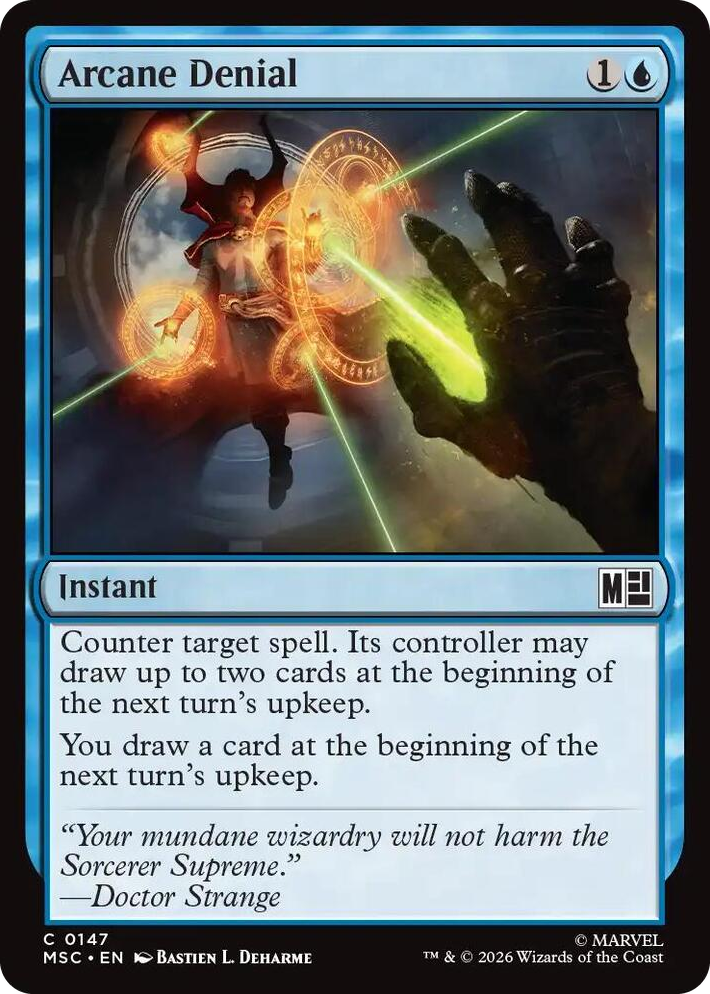 0147 Arcane Denial C Commander: Marvel Super Heroes
