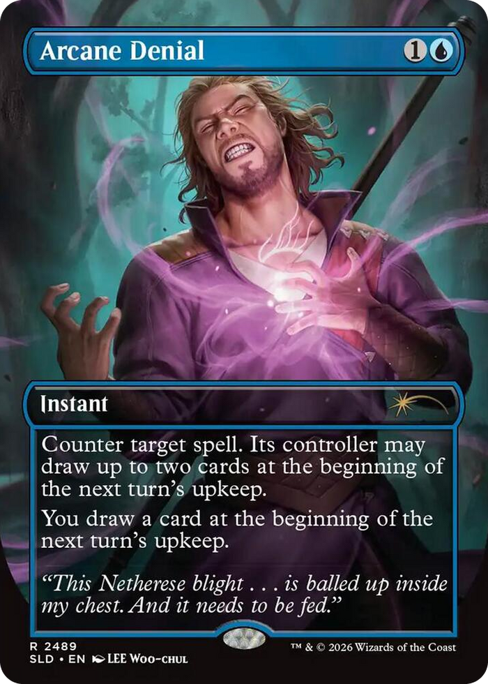 Arcane Denial (2489) #2489 R - Secret Lair Drop Series Pokemon card