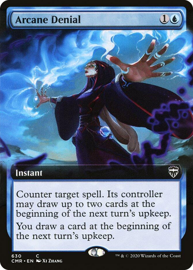 0630 Arcane Denial (Extended Art) C Commander Legends