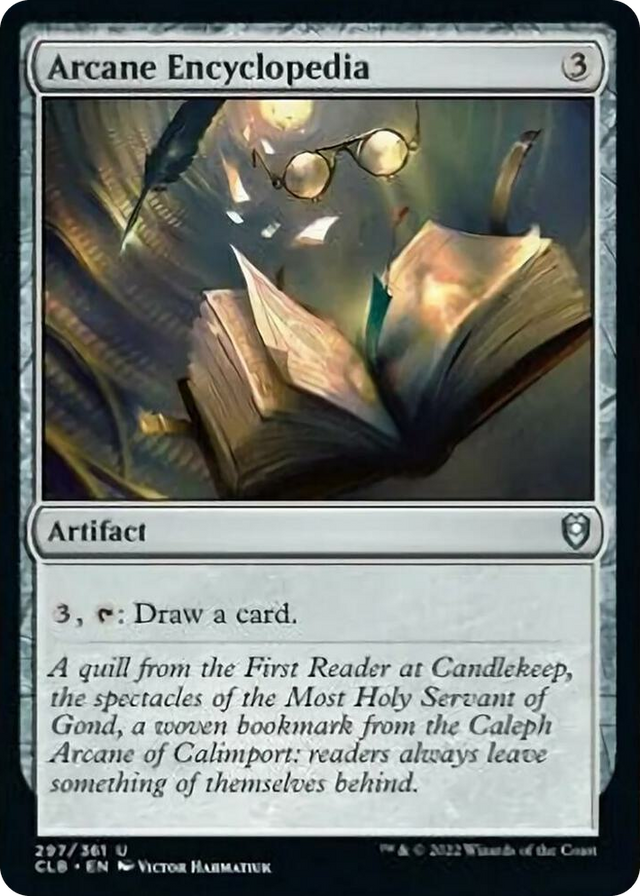 0297 Arcane Encyclopedia U Commander Legends: Battle for Baldur's Gate