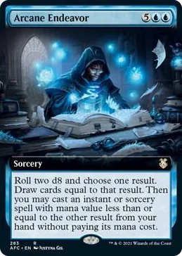 0283 Arcane Endeavor (Extended Art) R Commander: Adventures in the Forgotten Realms