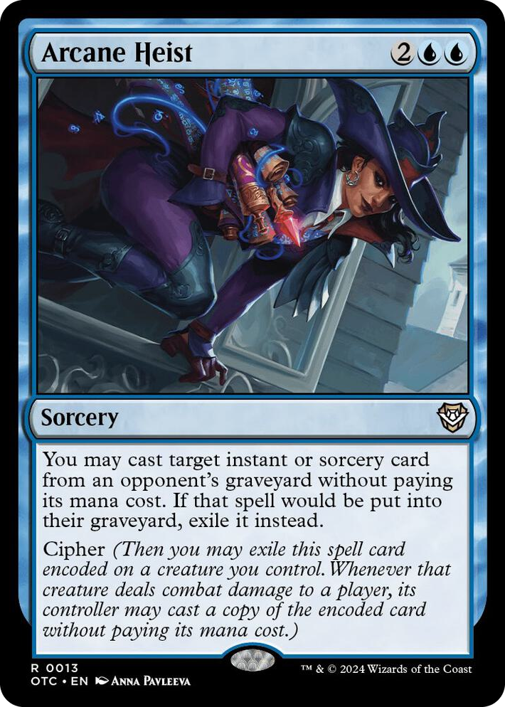 0013 Arcane Heist R Commander: Outlaws of Thunder Junction