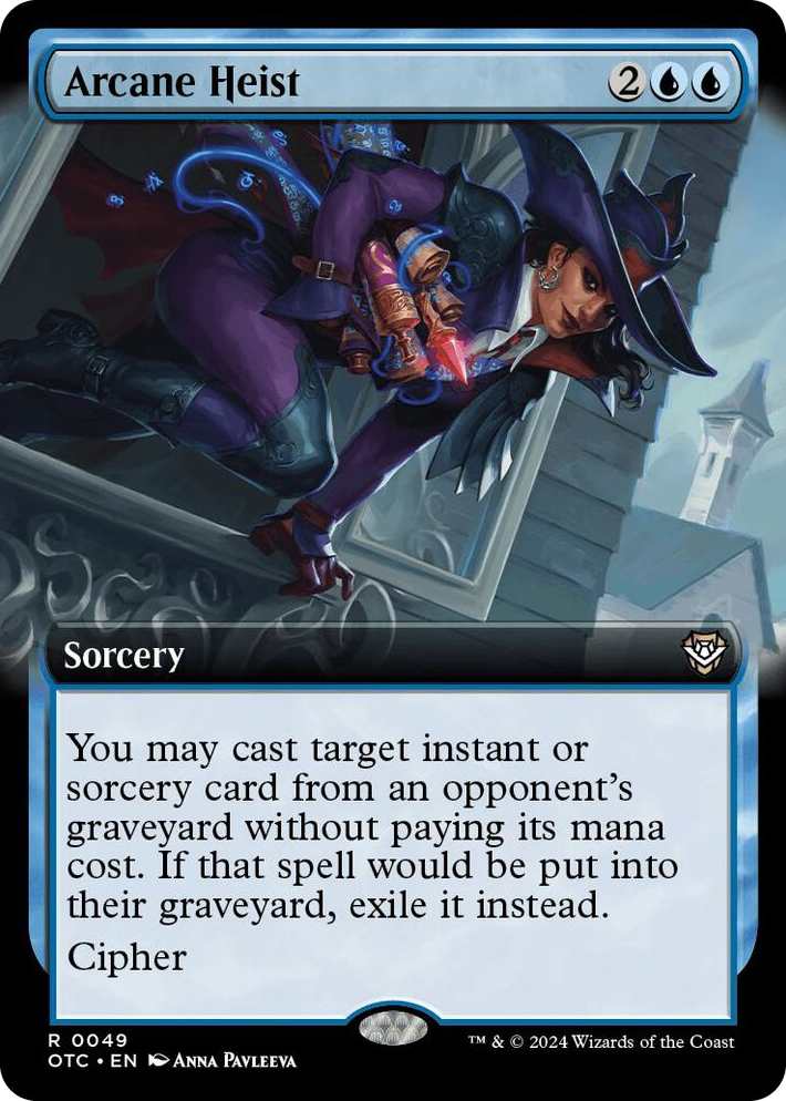 0049 Arcane Heist (Extended Art) R Commander: Outlaws of Thunder Junction