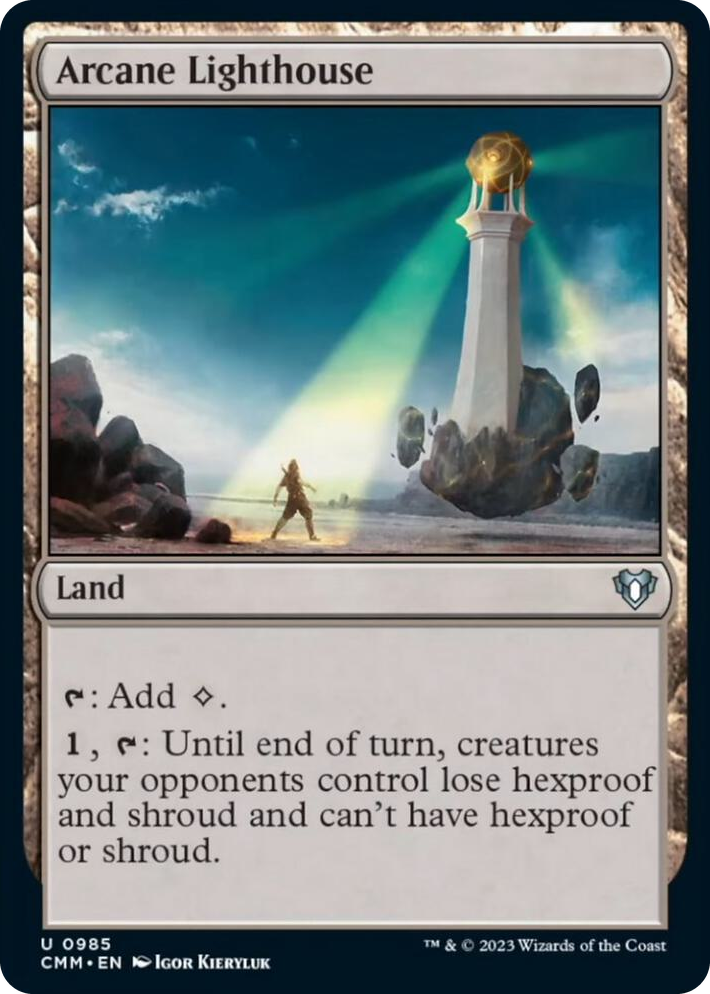 0985 Arcane Lighthouse U Commander Masters