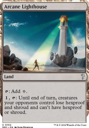 0102 Arcane Lighthouse (White Border) U Mystery Booster 2