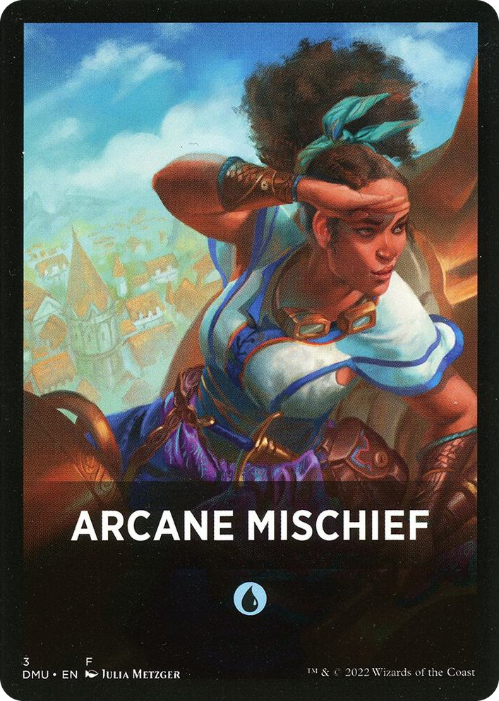 0003 Arcane Mischief Theme Card T Dominaria United