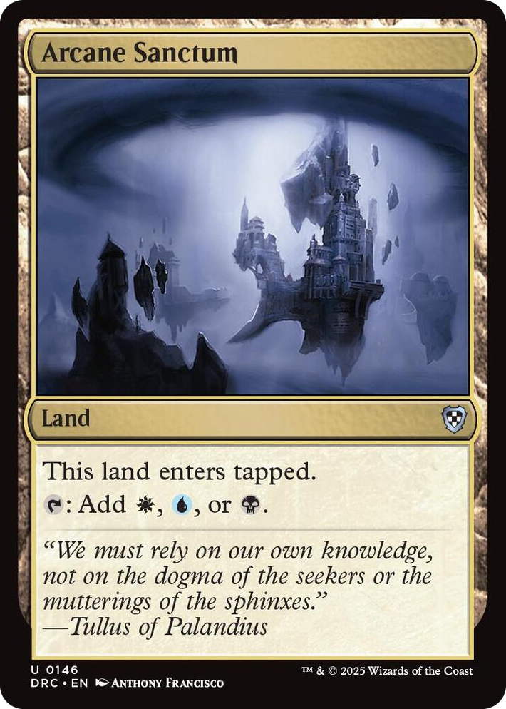 0146 Arcane Sanctum U Commander: Aetherdrift