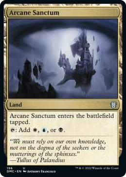 0196 Arcane Sanctum U Commander: Dominaria United
