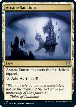 0223 Arcane Sanctum U Commander: Adventures in the Forgotten Realms