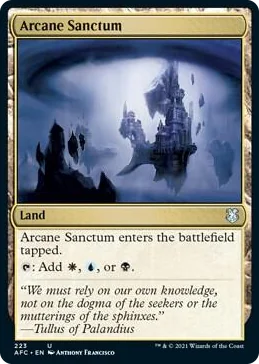 0223 Arcane Sanctum U Commander: Adventures in the Forgotten Realms