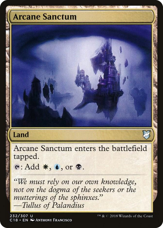 0232 Arcane Sanctum U Commander 2018