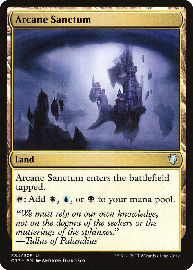 0234 Arcane Sanctum U Commander 2017
