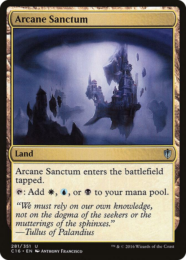 0281 Arcane Sanctum U Commander 2016