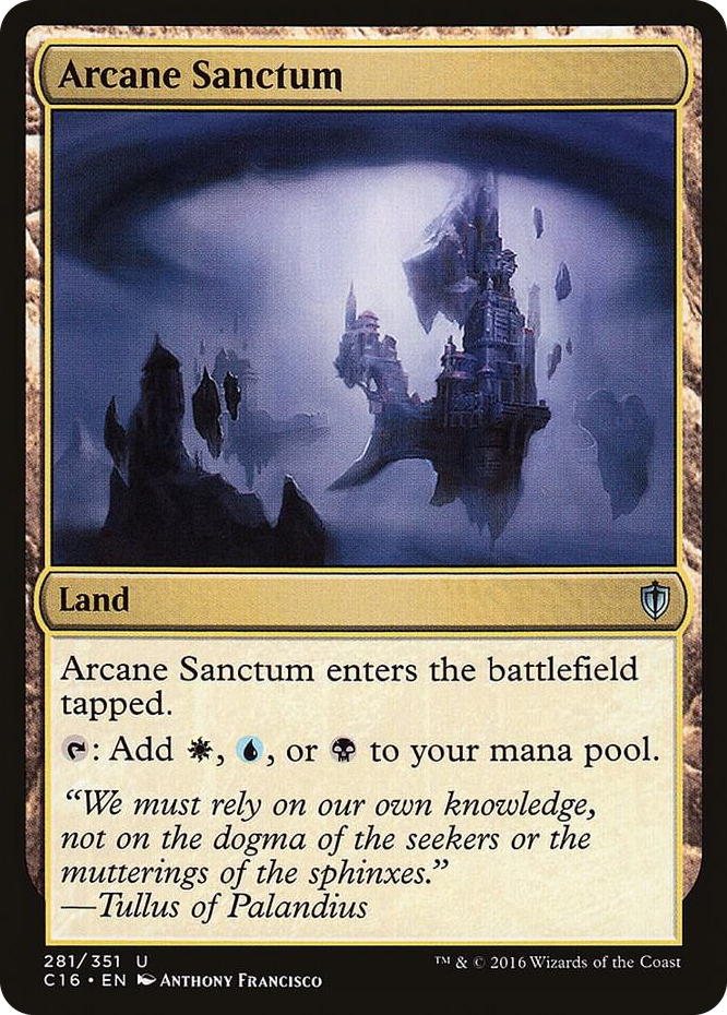 Arcane Sanctum #281 U - Commander 2016 Pokemon card