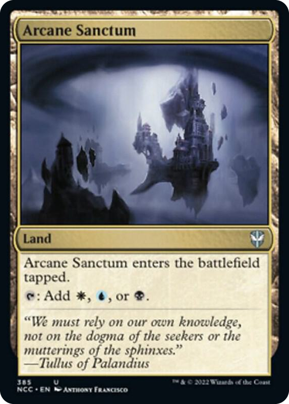 0385 Arcane Sanctum U Commander: Streets of New Capenna