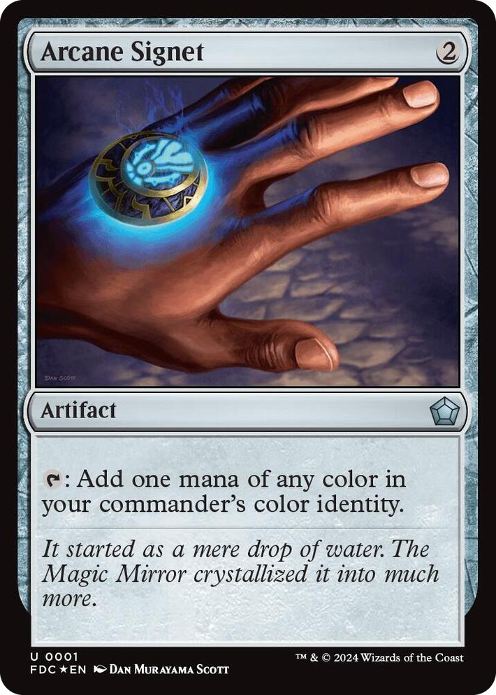 0001 Arcane Signet U Commander: Foundations