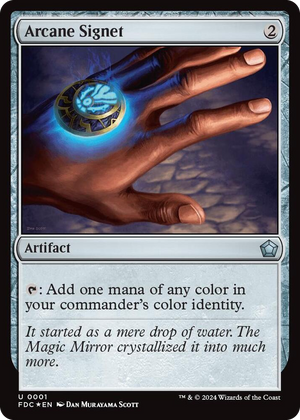 0001 Arcane Signet U Commander: Foundations