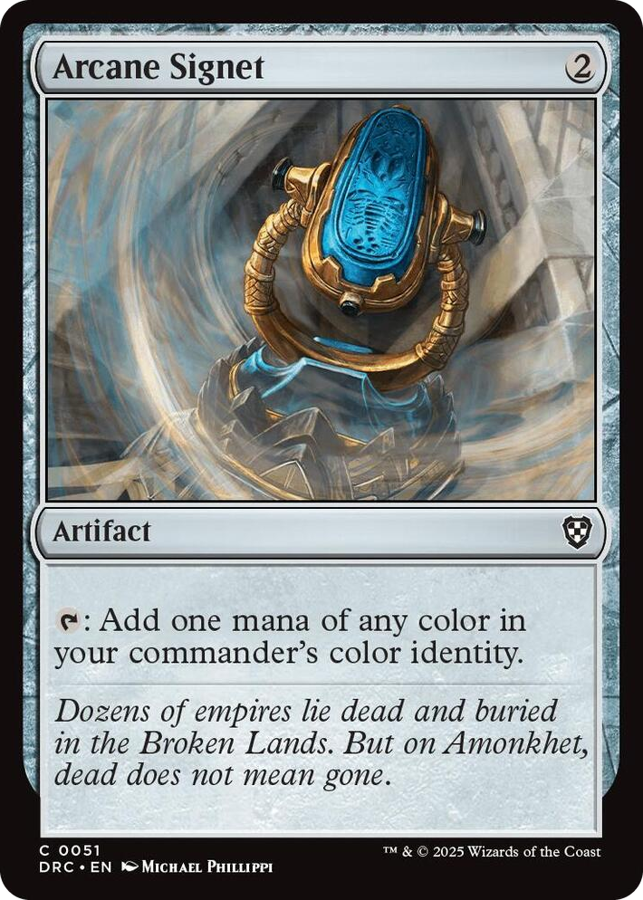 0051 Arcane Signet (0051) C Commander: Aetherdrift