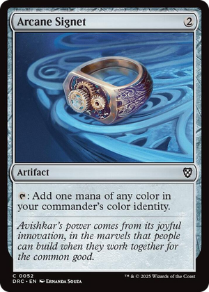 0052 Arcane Signet (0052) C Commander: Aetherdrift