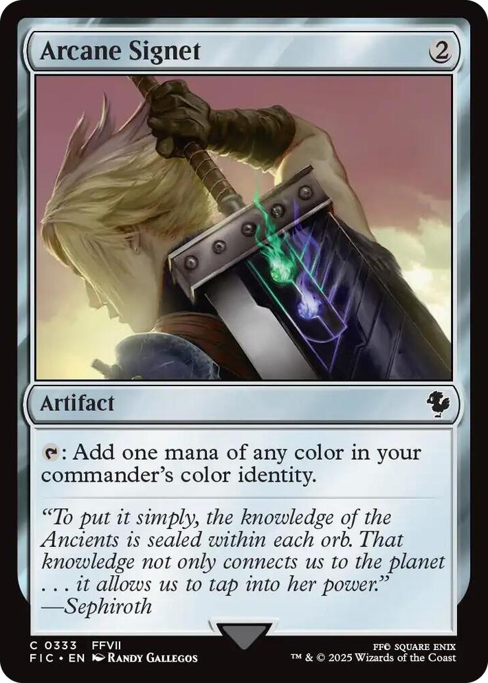 0333 Arcane Signet (0333) C Commander: FINAL FANTASY