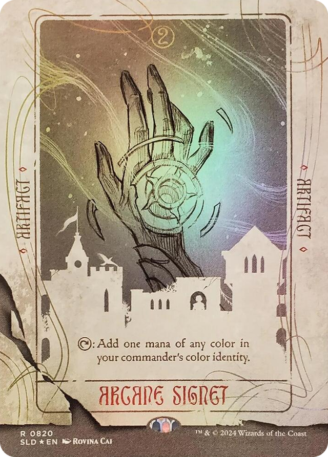 0820 Arcane Signet (0820) (Rainbow Foil) R Secret Lair Drop Series