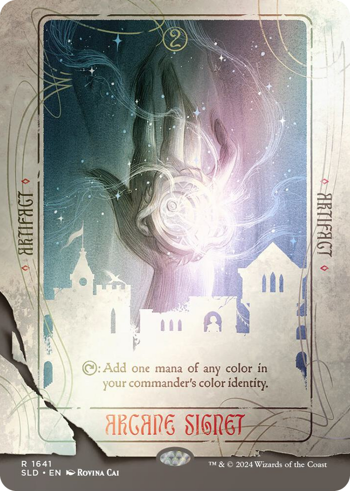 Arcane Signet (1641) (Rainbow Foil) #1641 R - Secret Lair Drop Series Pokemon card