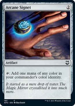 0197 Arcane Signet C Commander: Adventures in the Forgotten Realms