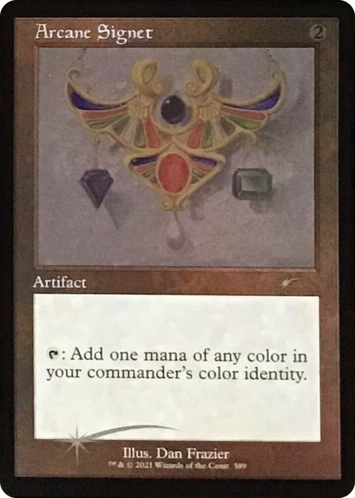 Arcane Signet (589) (Foil Etched) #589 R - Secret Lair Drop Series Pokemon card