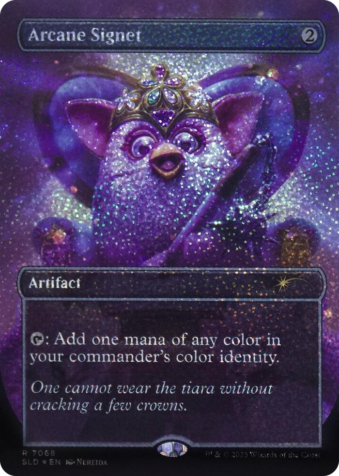 Arcane Signet (7068) (Confetti Foil) #7068 R - Secret Lair Drop Series Pokemon card