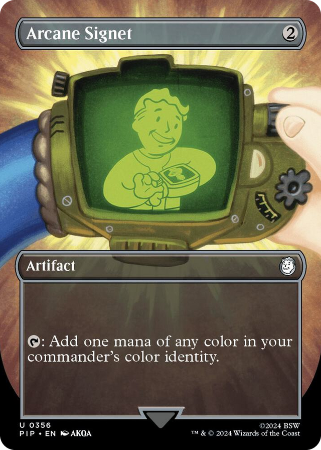 0356 Arcane Signet (Borderless) U Universes Beyond: Fallout