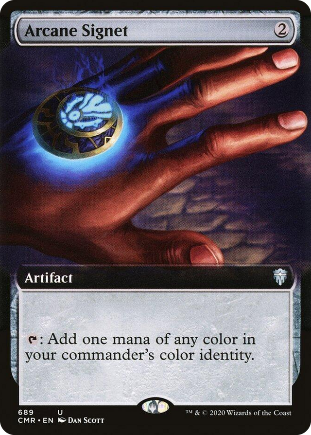 0689 Arcane Signet (Extended Art) U Commander Legends