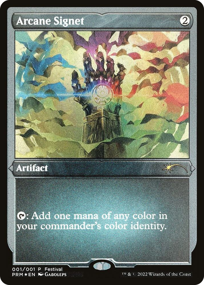 0001 Arcane Signet (Foil Etched) P MagicFest Cards