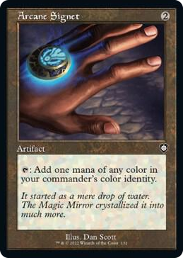 0132 Arcane Signet (Retro Frame) C Commander: The Brothers' War