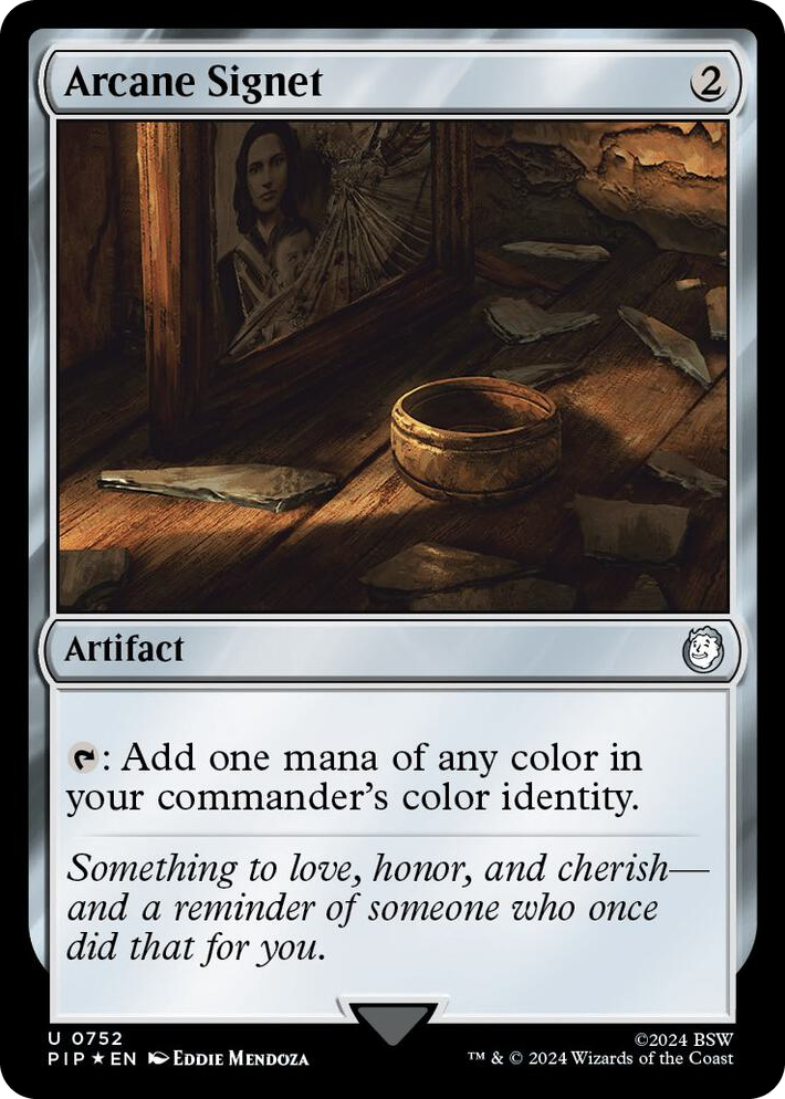 0752 Arcane Signet (Surge Foil) U Universes Beyond: Fallout