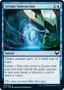0036 Arcane Subtraction C Strixhaven: School of Mages