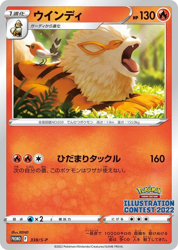 0338 Arcanine - 338/S-P Common S-P: Sword & Shield Promos