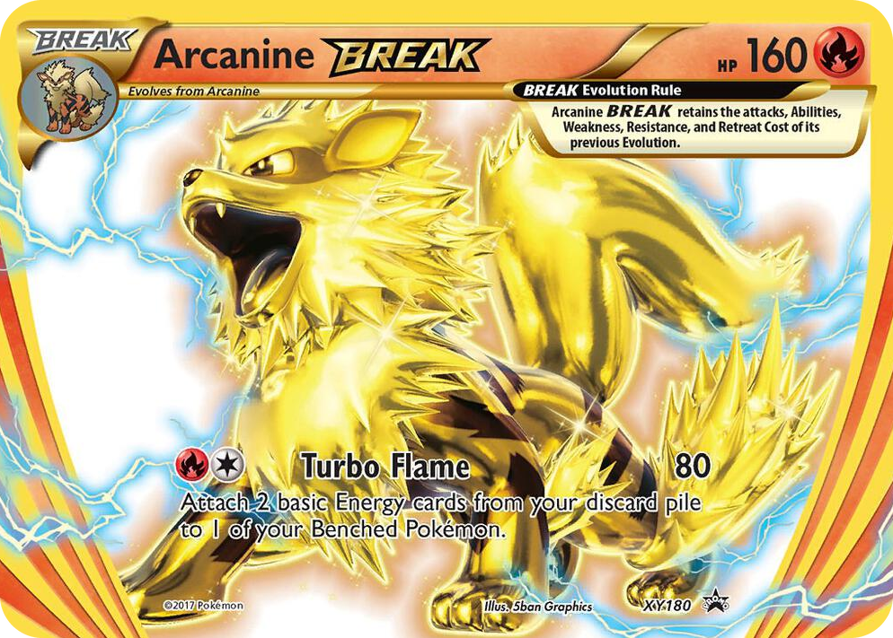 XY180 Arcanine BREAK - XY180 Promo XY Promos