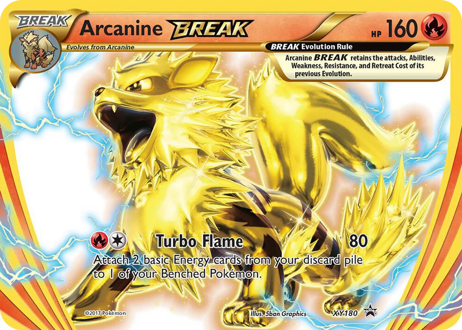 XY180 Arcanine BREAK - XY180 Promo XY Promos